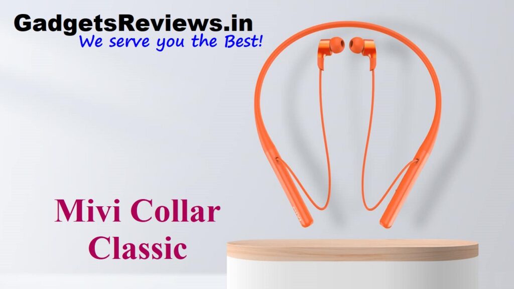 Mivi Collar Classic, Mivi Collar Classic neckband, Mivi Collar Classic bluetooth earphones, neck band under 1k, neckband mivi, bluetooth earphones, flipkart