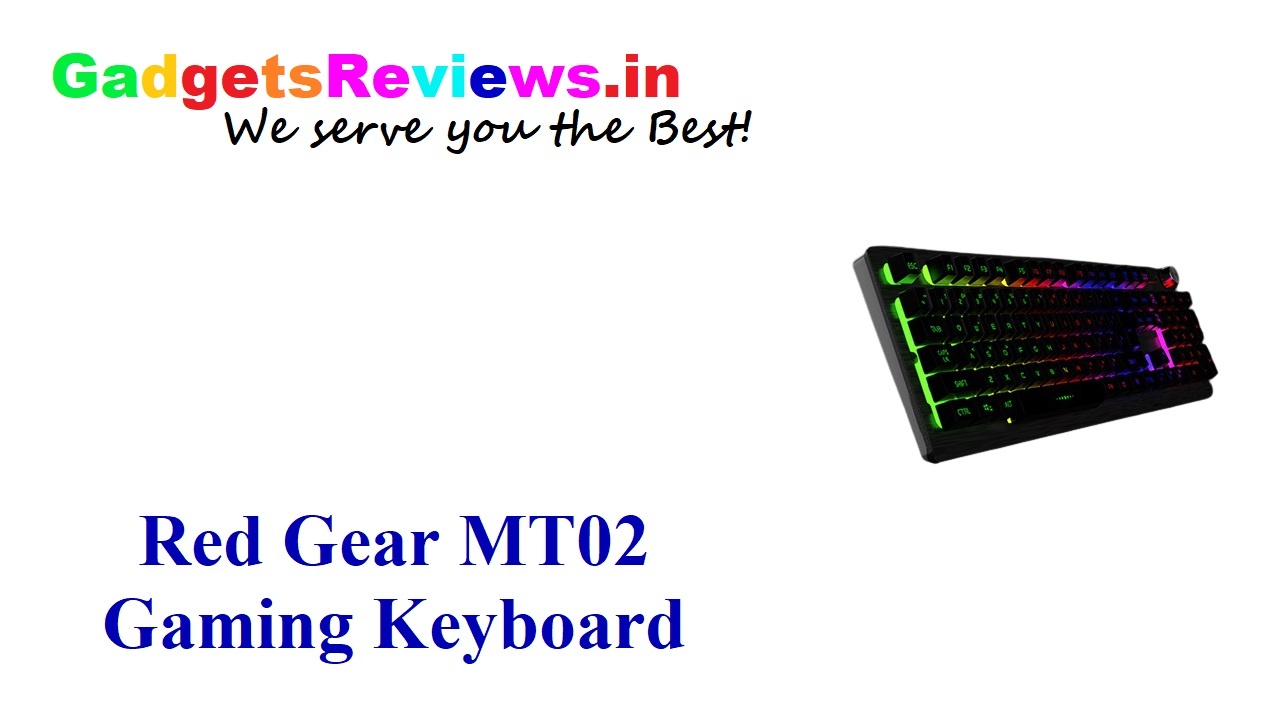 Red Gear MT02, Red Gear, Red Gear MT02 gaming keyboard, Red Gear MT02 keyboard price, Red Gear MT02 gaming keyboard specifications, Red Gear MT02 keyboard launching date in India, RedGear MT02, Red gear gaming keyboards, wired gaming keyboards, amazon